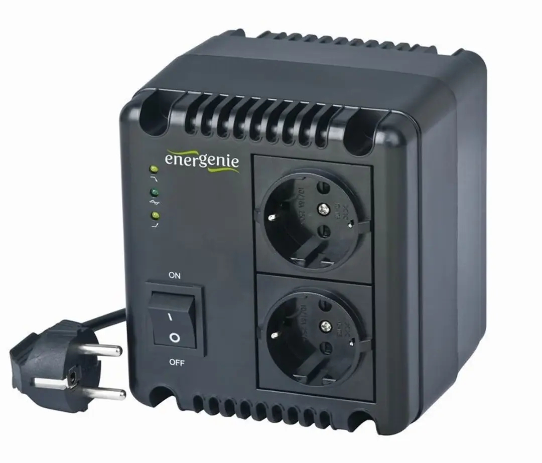 EnerGenie EG-AVR-1001 Automatische Spanningsregelaar 1000VA - Zwart