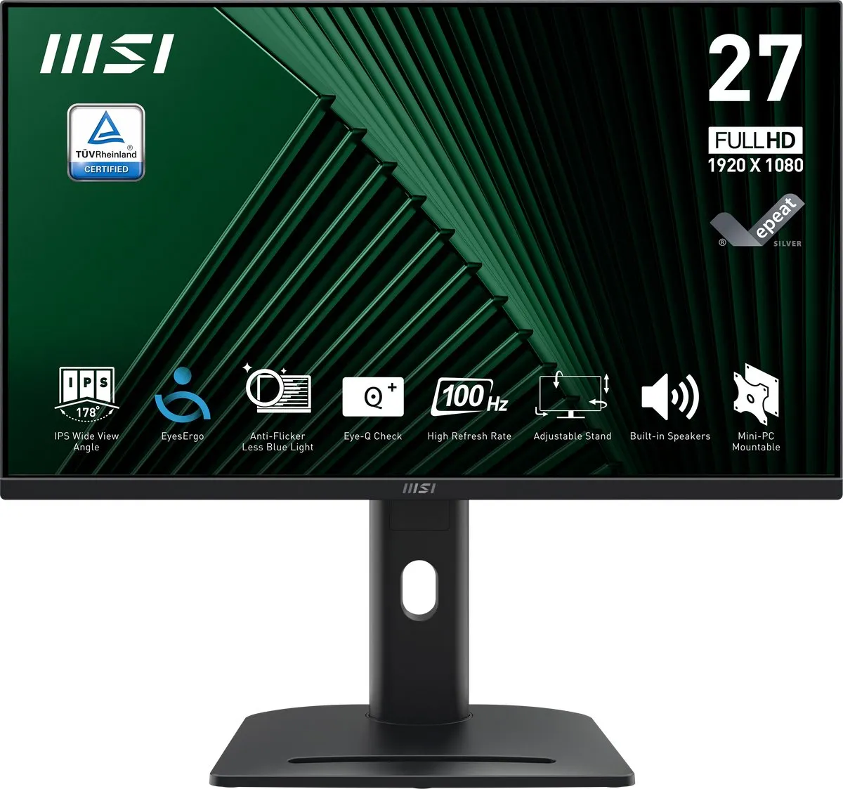 MSI PRO MP275PG Monitor 27 inch - Full HD 100Hz