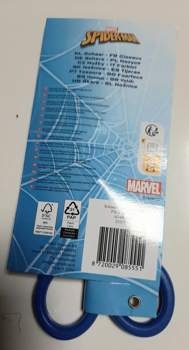 Marvel Spiderman Schaar - Blauw