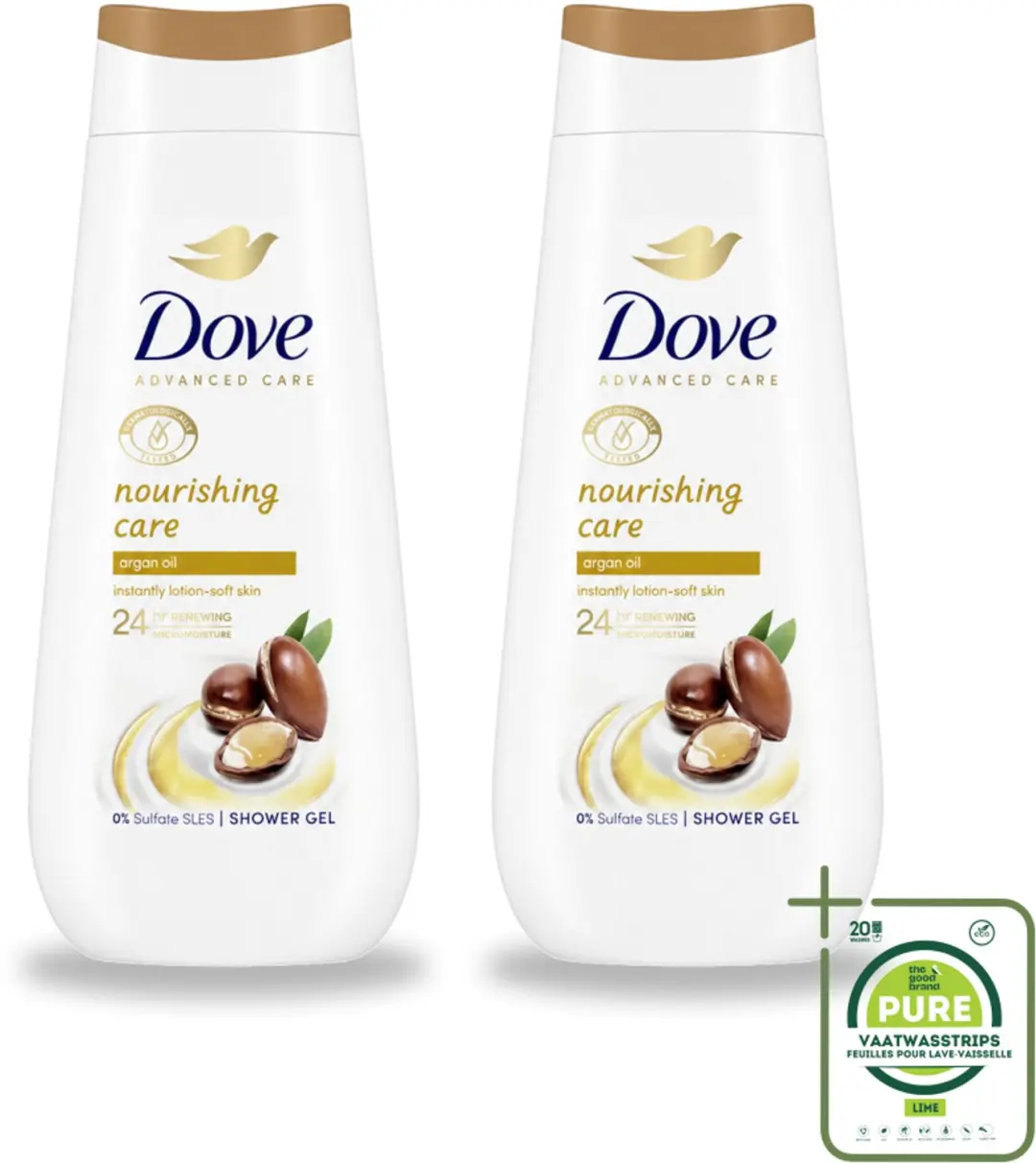 2 x Dove Douchecrème