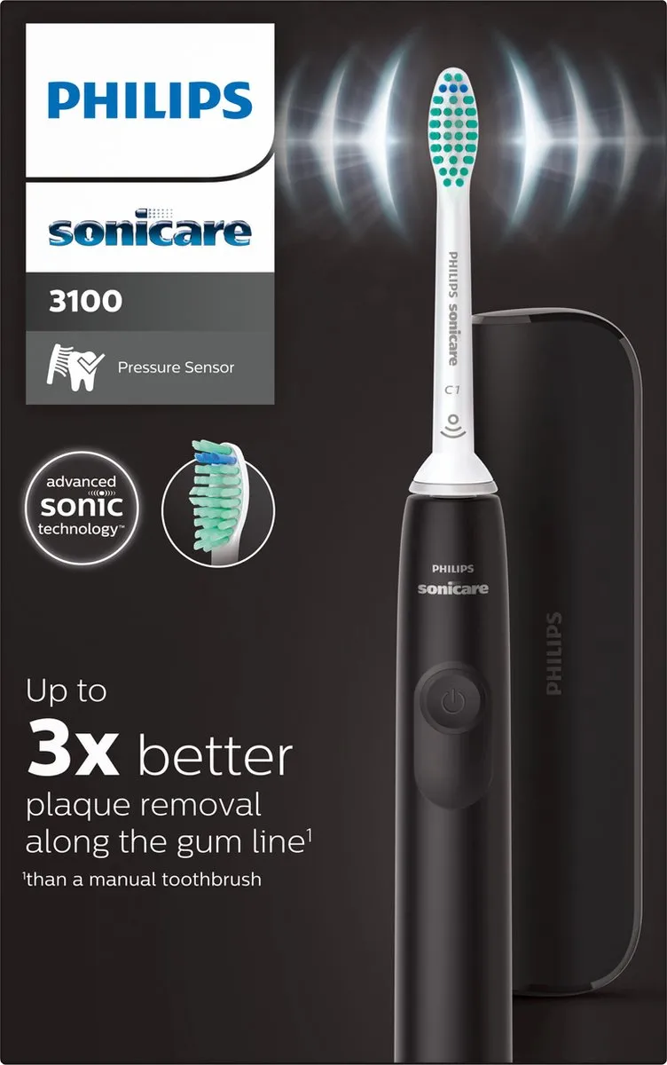 Philips Sonicare Series 3100 HX3673/14 Elektrische Tandenborstel - Zwart