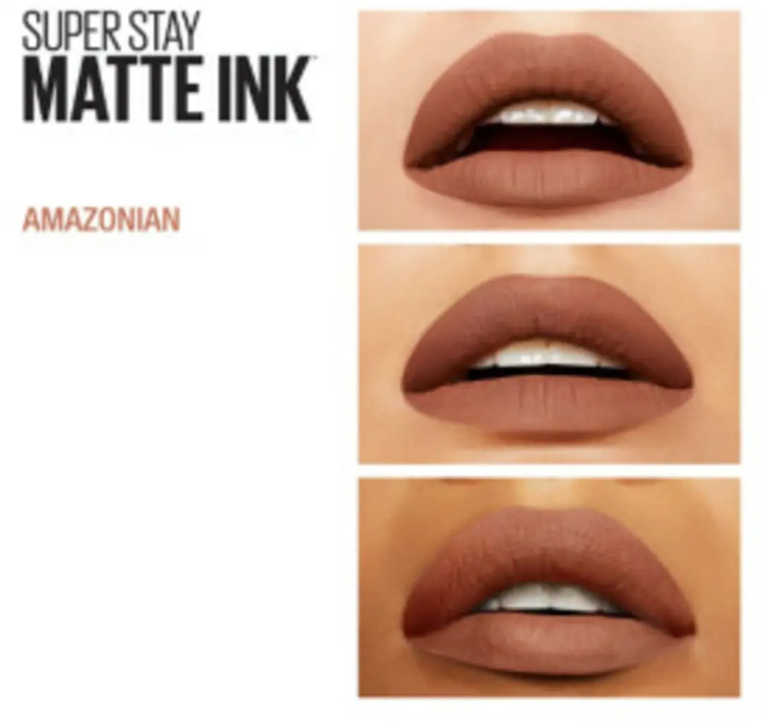 Maybelline SuperStay Matte Ink Liquid Lipstick 70 Amazonian - 3 Stuks