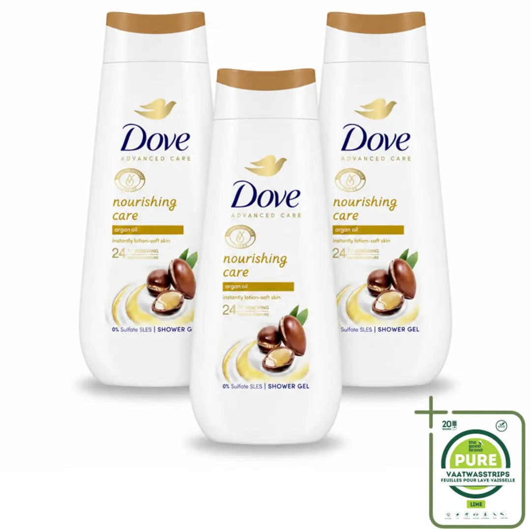 3 x Dove Douchecrème