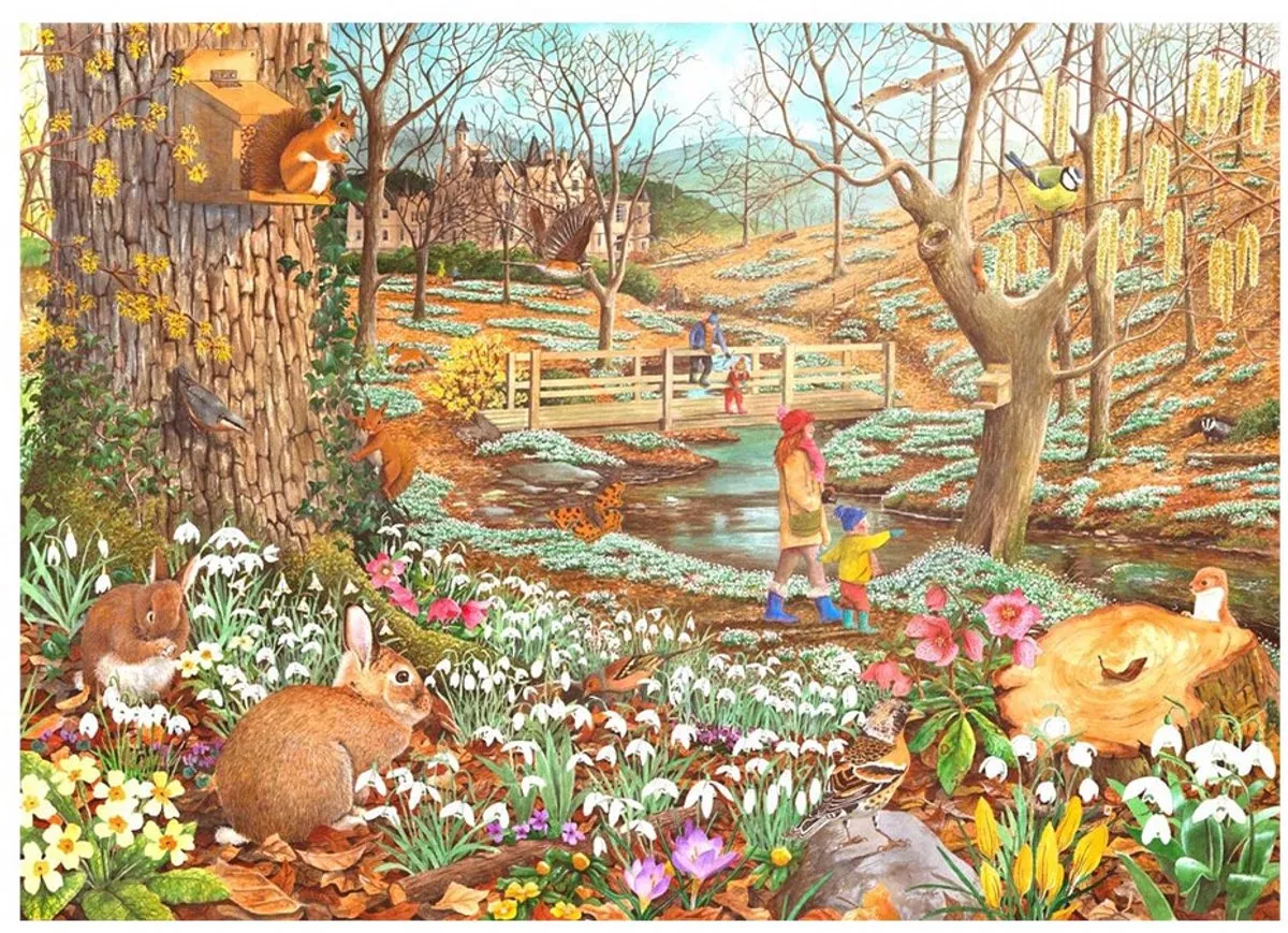 House Of Puzzles Snowdrop Walk Legpuzzel 500 Stuks