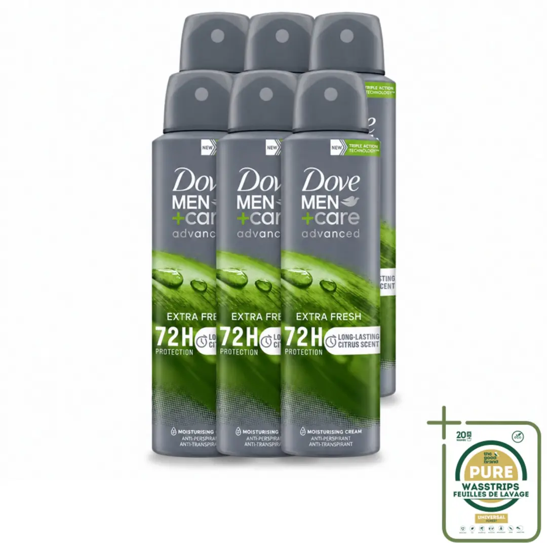 6 x Dove Men+Care Deodorant Spray
