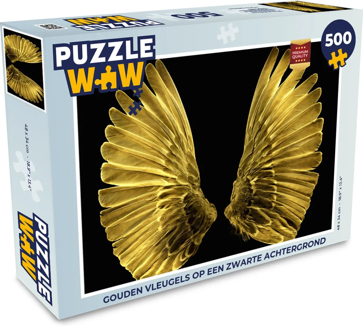 PuzzleWow Gouden Vleugels Legpuzzel 500 Stuks - Multicolor