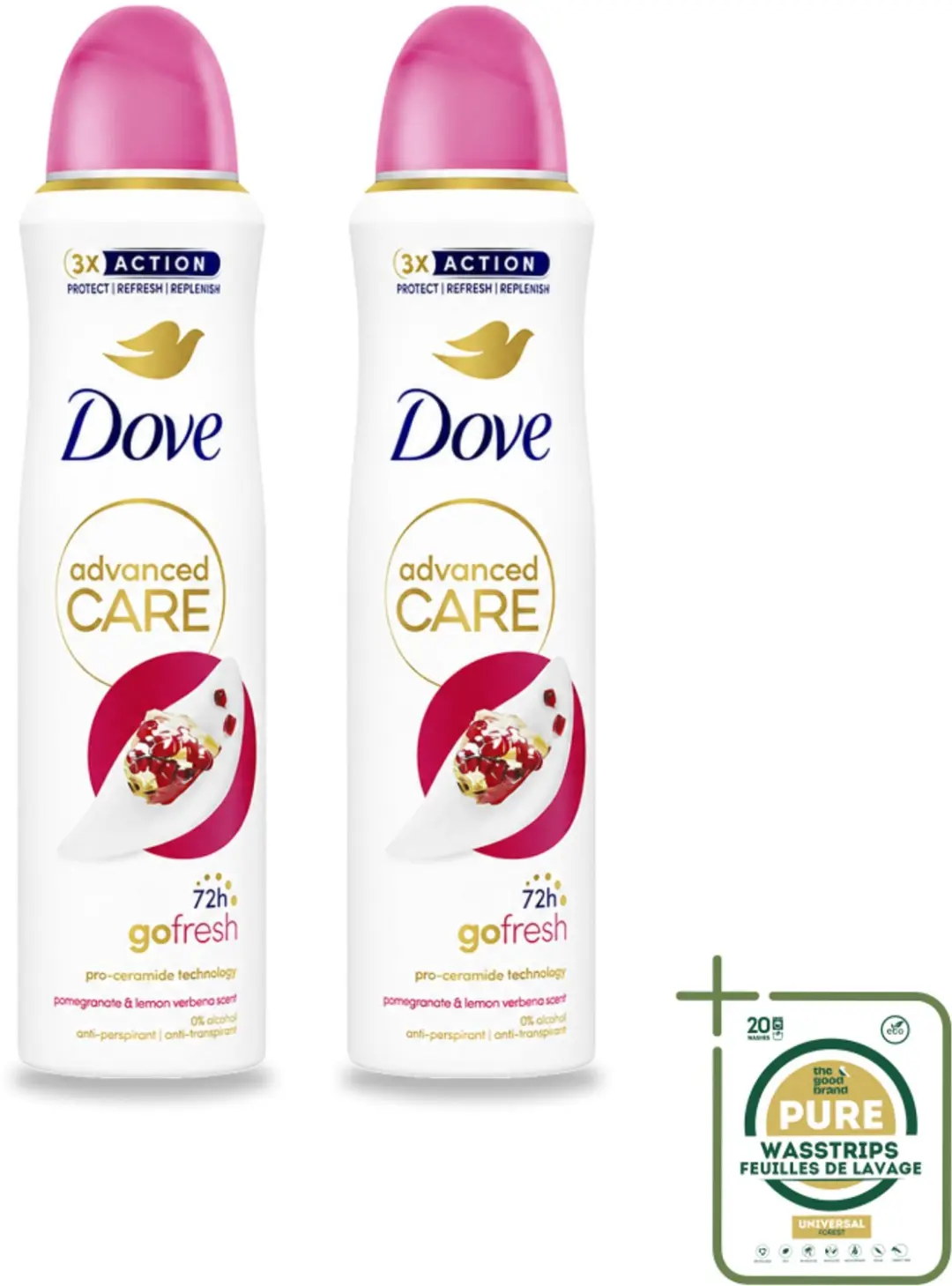 2 x Dove Deodorant Spray