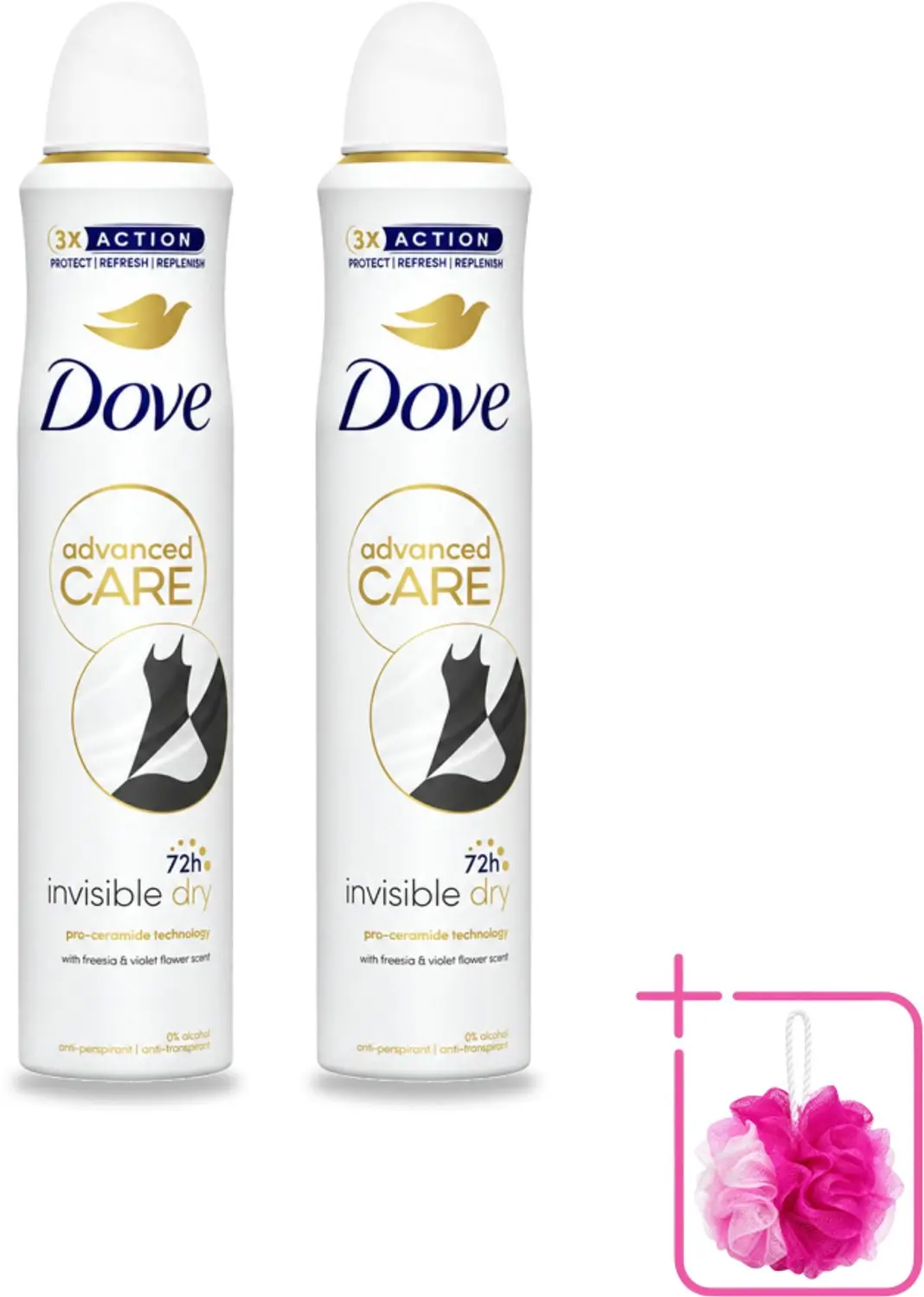 2 x Dove Deodorant Spray