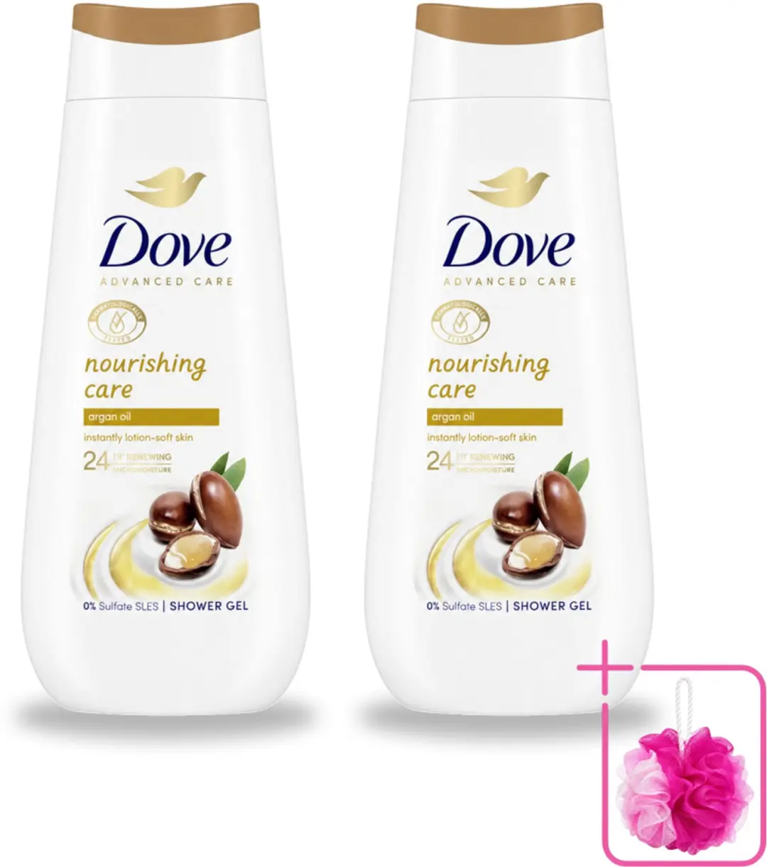 2 x Dove Douchecrème