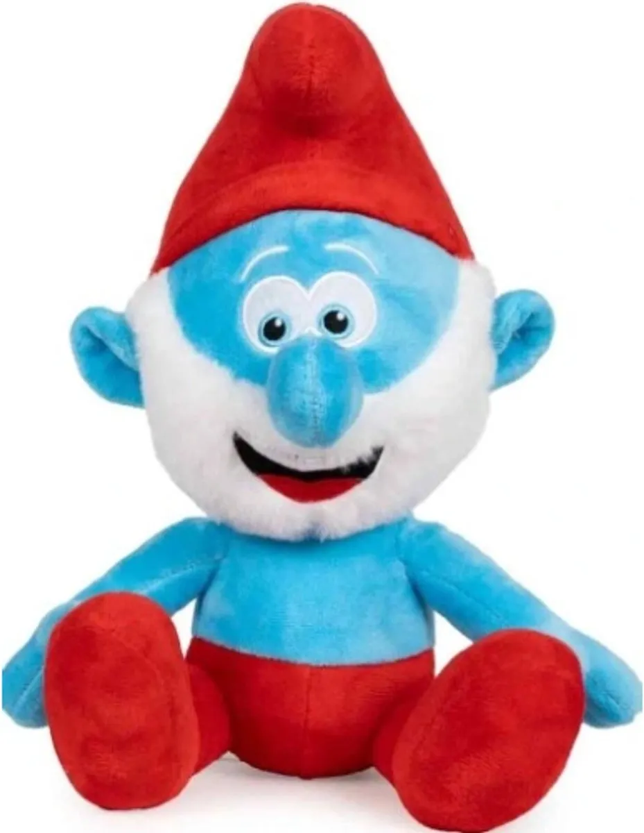 De Smurfen Grote Smurf Pluche Knuffel 30cm