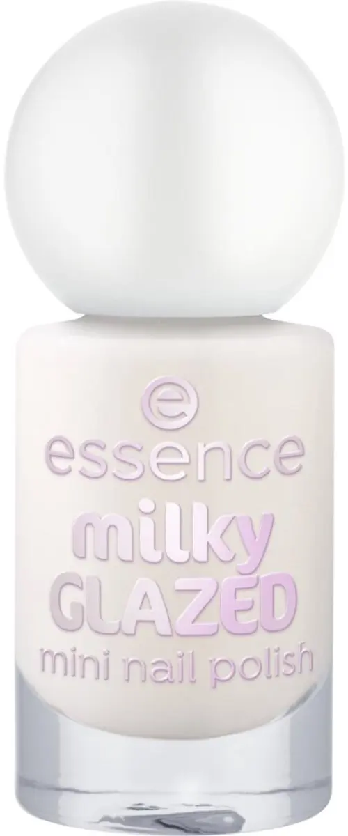 Essence Mini Milky Glazed Nagellak - 5ml - Wit - afbeelding 2 van 2
