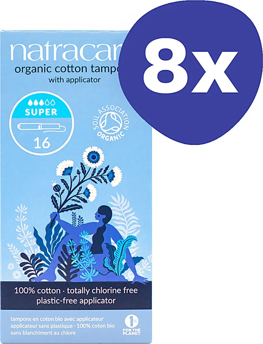 Natracare Tampons van Biologisch Katoen met Applicator