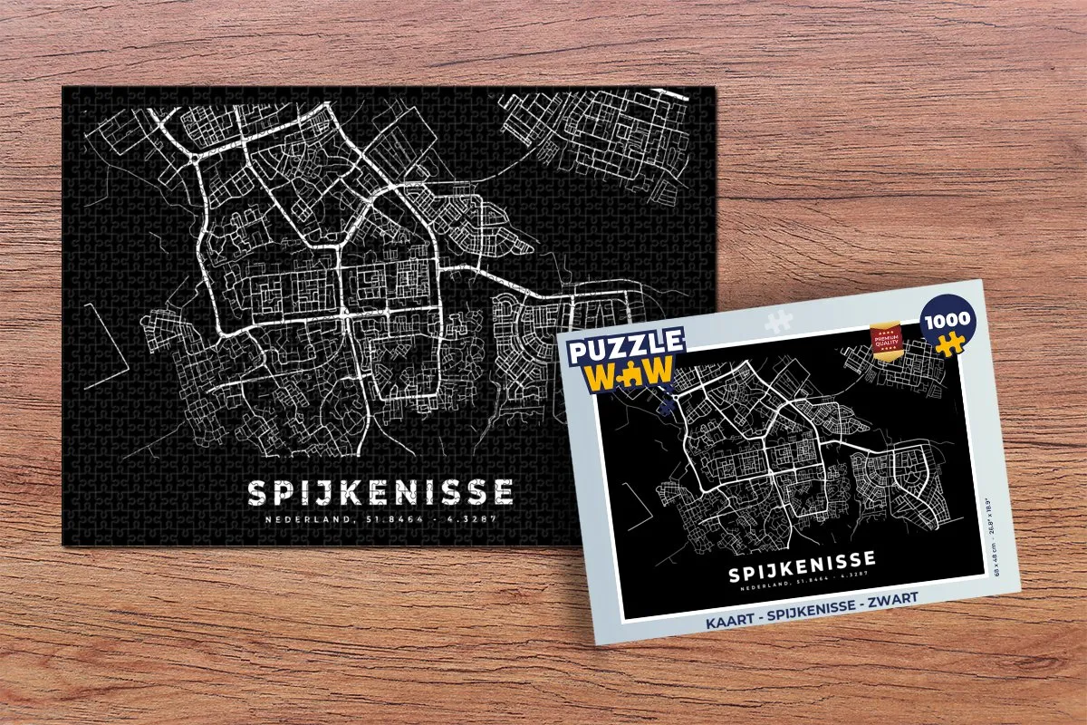 PuzzleWow Spijkenisse Legpuzzel 1000 Stuks - Multicolor