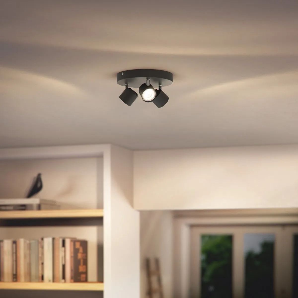 Philips Star 3-lichts Opbouwspot - Zwart