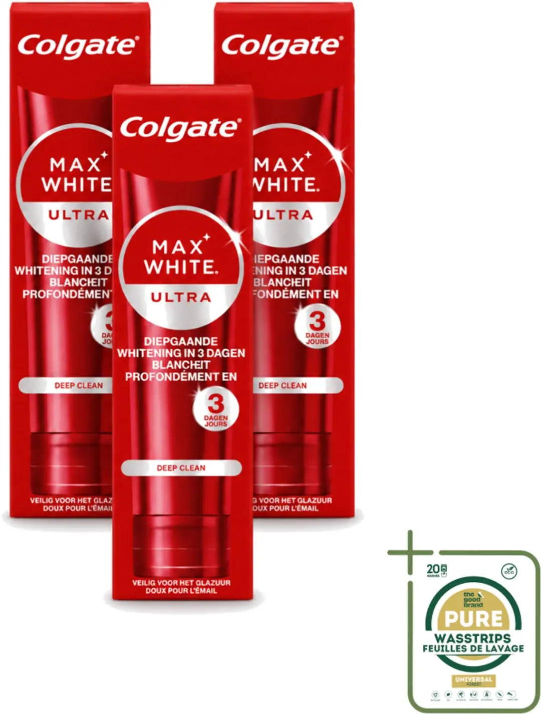 3 x Colgate
