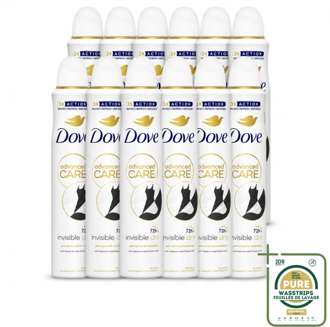 12 x Dove Deodorant Spray