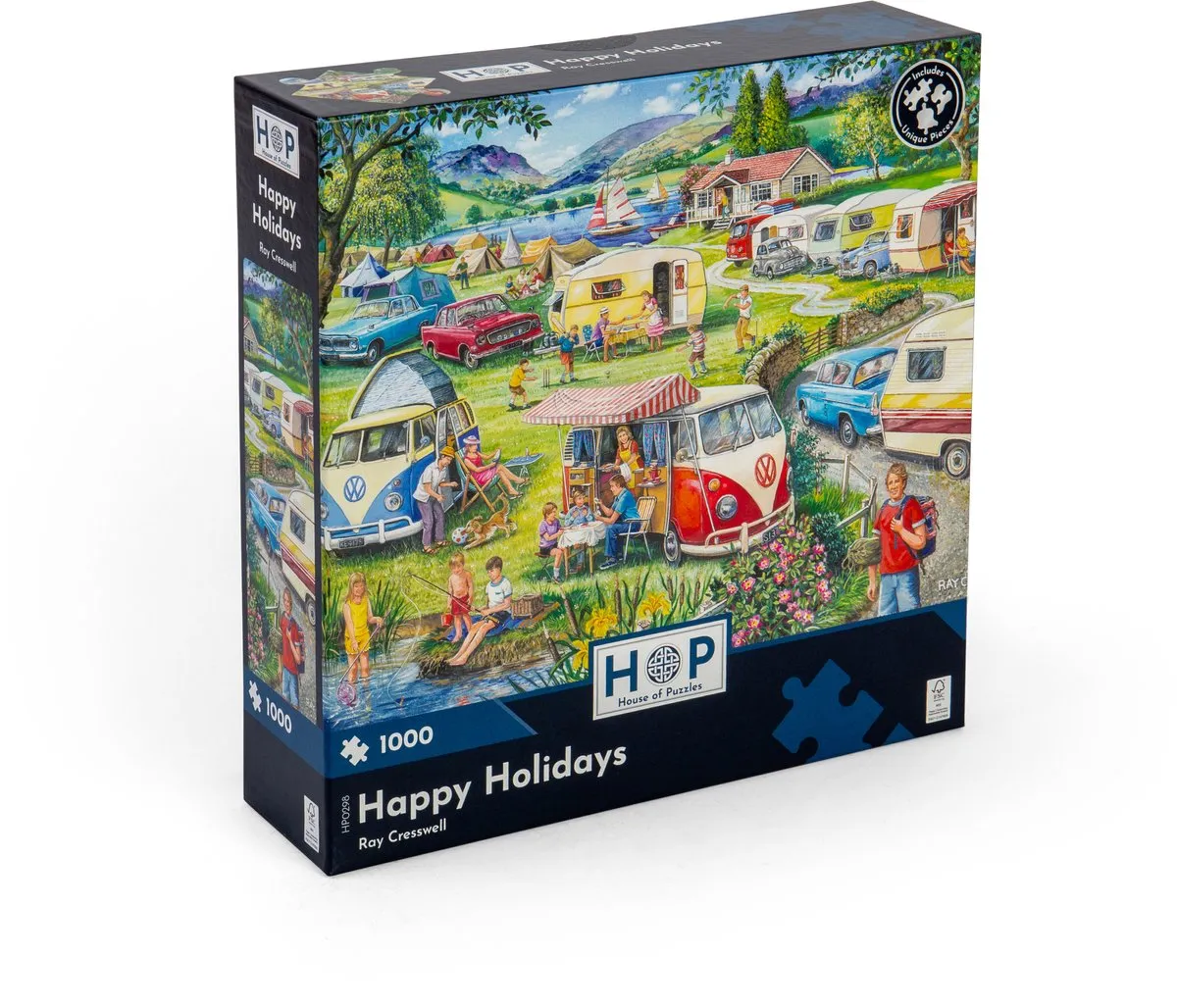 House Of Puzzles Happy Holidays Puzzel 1000 Stuks - Multicolor