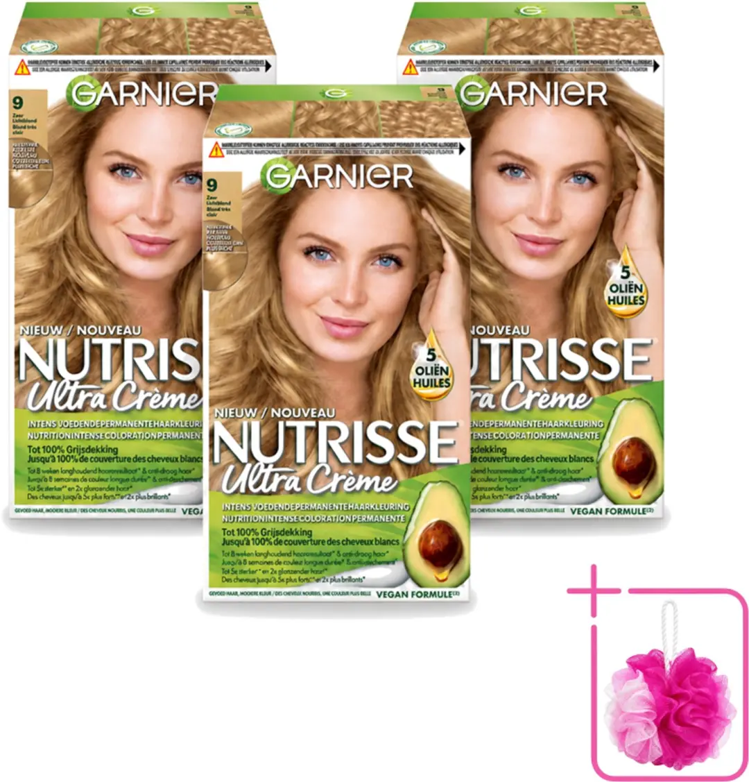 3 x Garnier