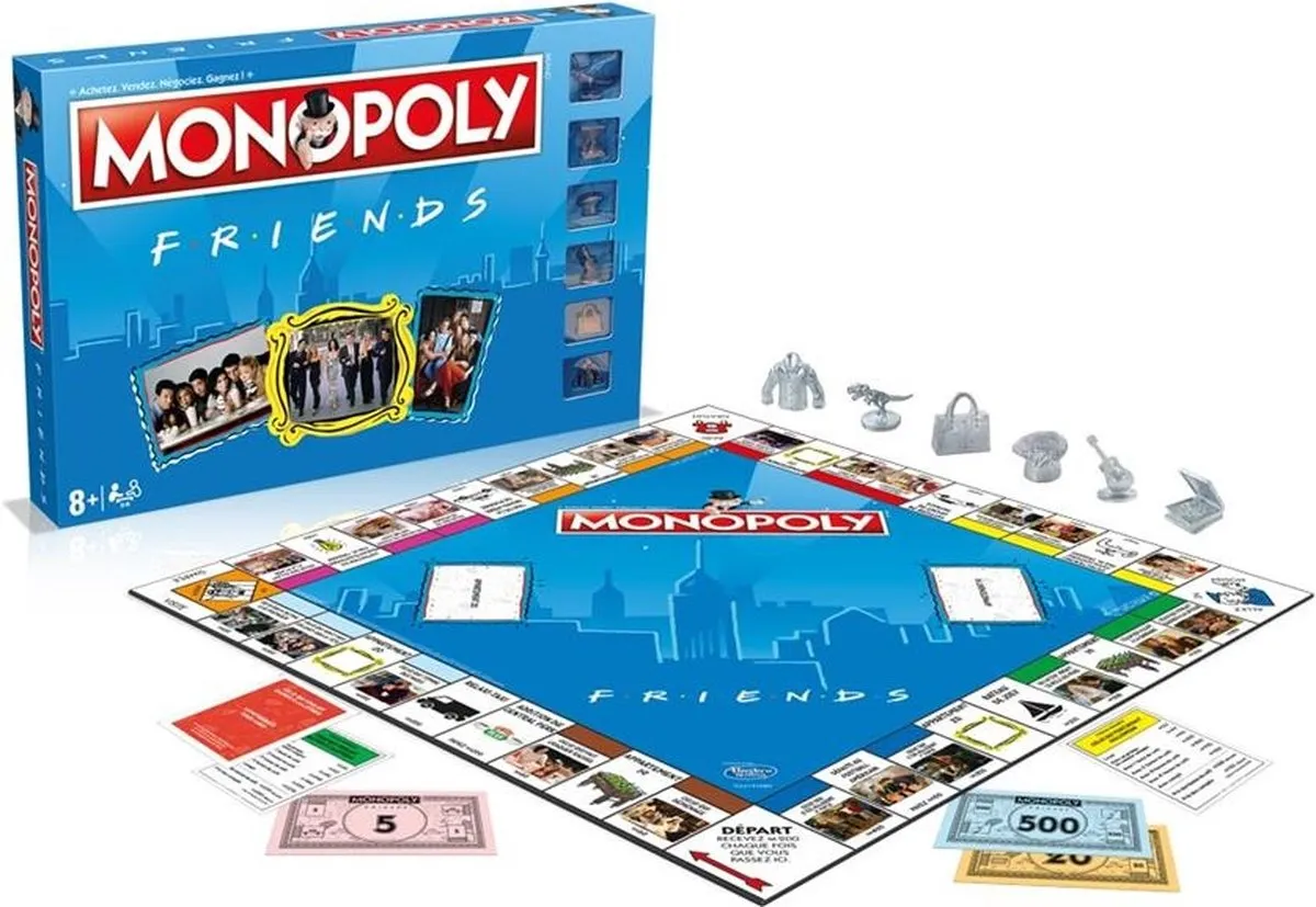 Monopoly Friends Engelstalig Bordspel - 2-6 Spelers