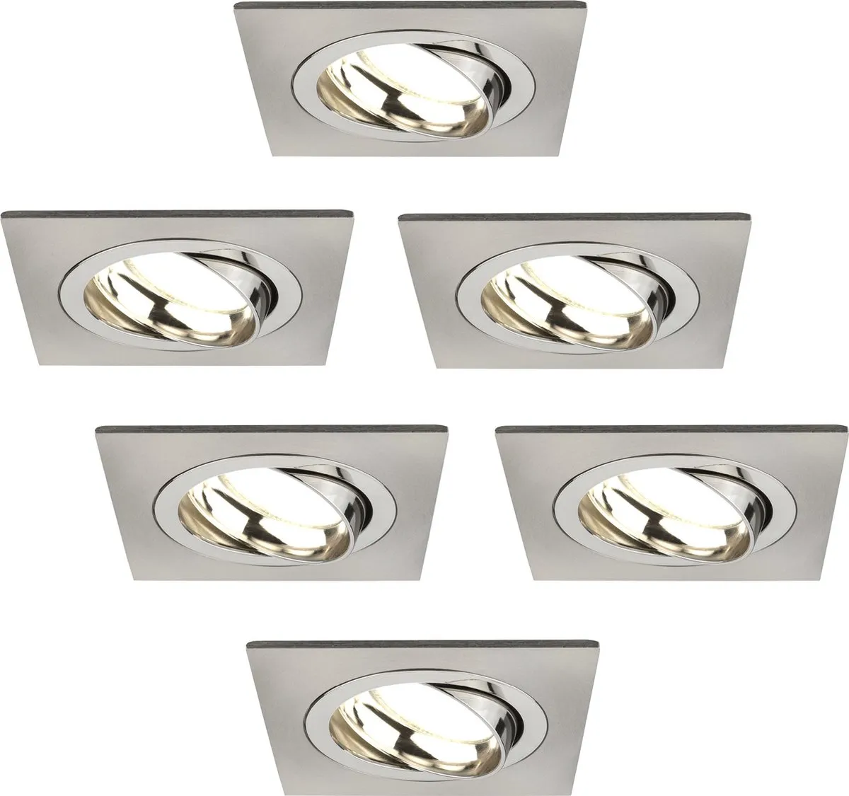 Ledvion 6X Inbouwspot Sevilla Dimbaar 3W 2700K