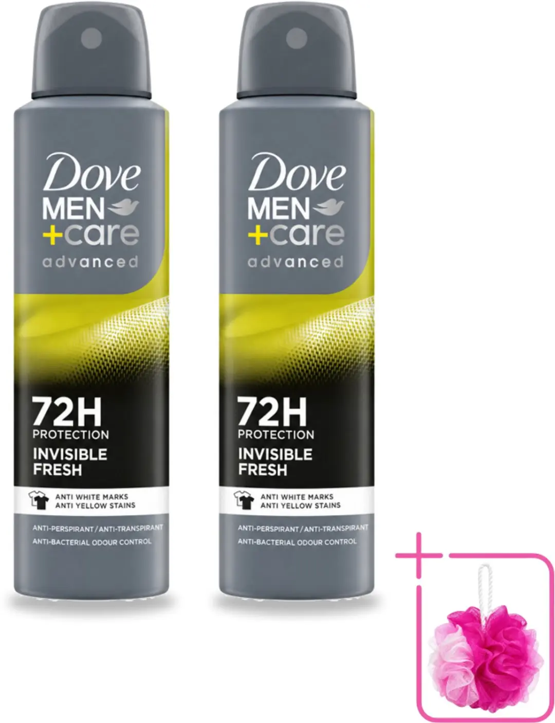 2 x Dove Men+Care Deodorant Spray