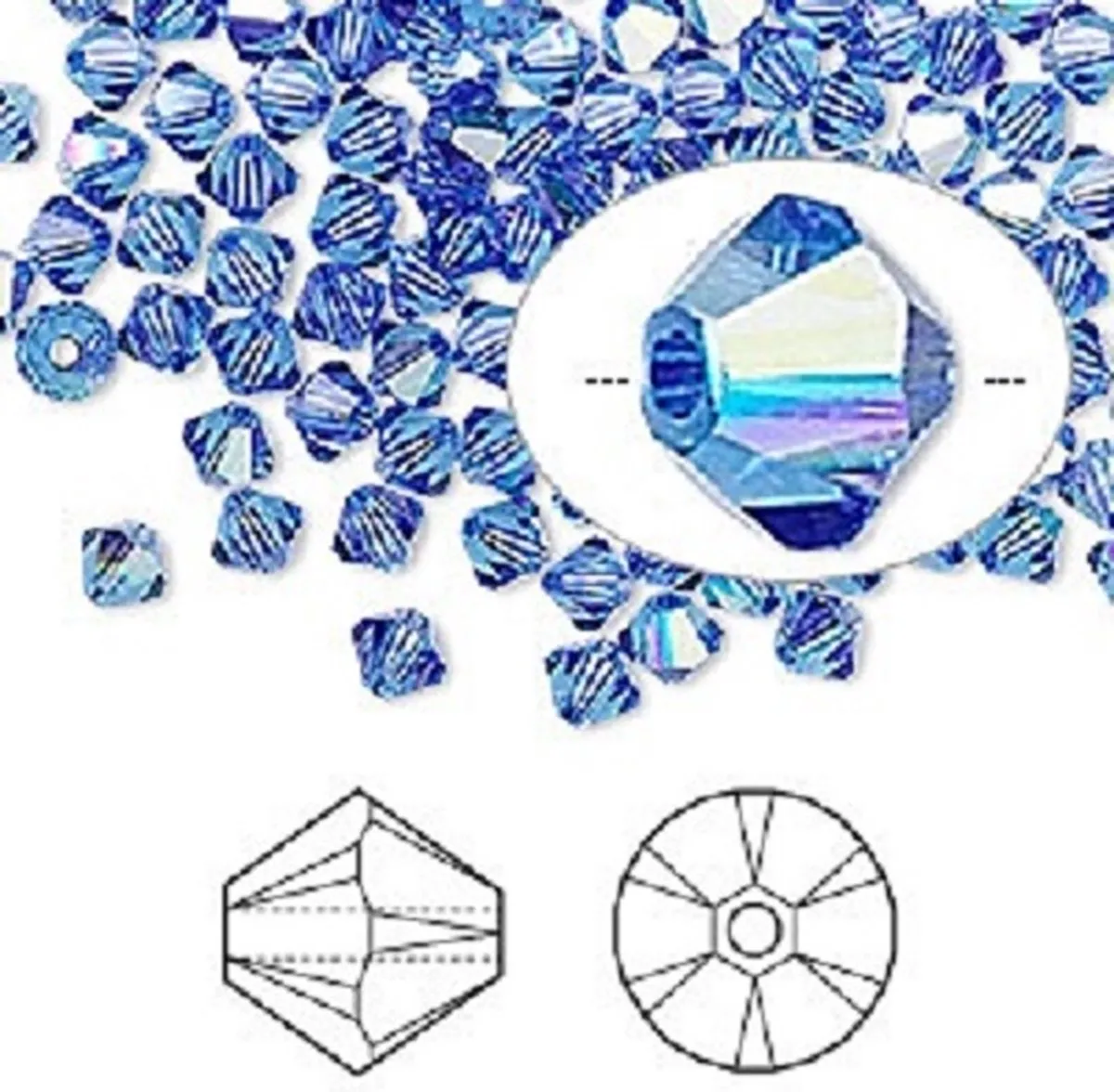 Swarovski Elements Xilion Bicone 5329