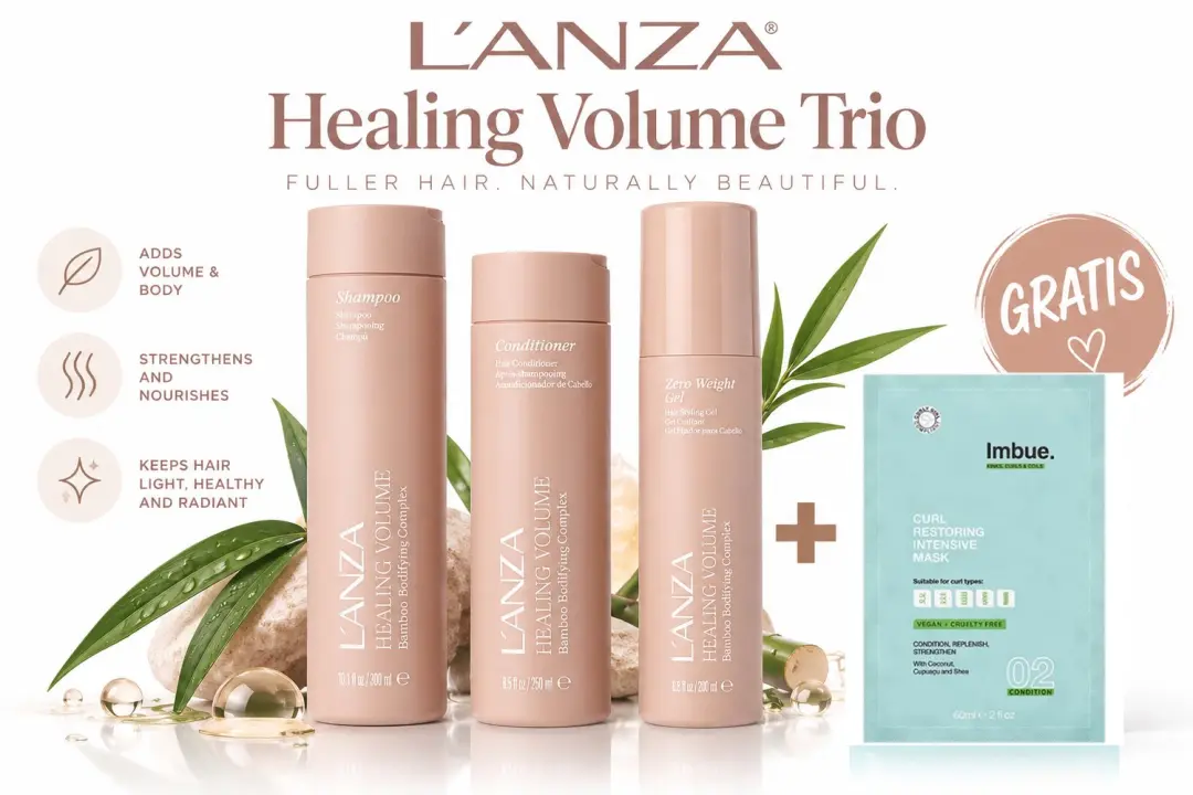 L’ANZA Healing Volume Trio + Gratis Imbue Masker
