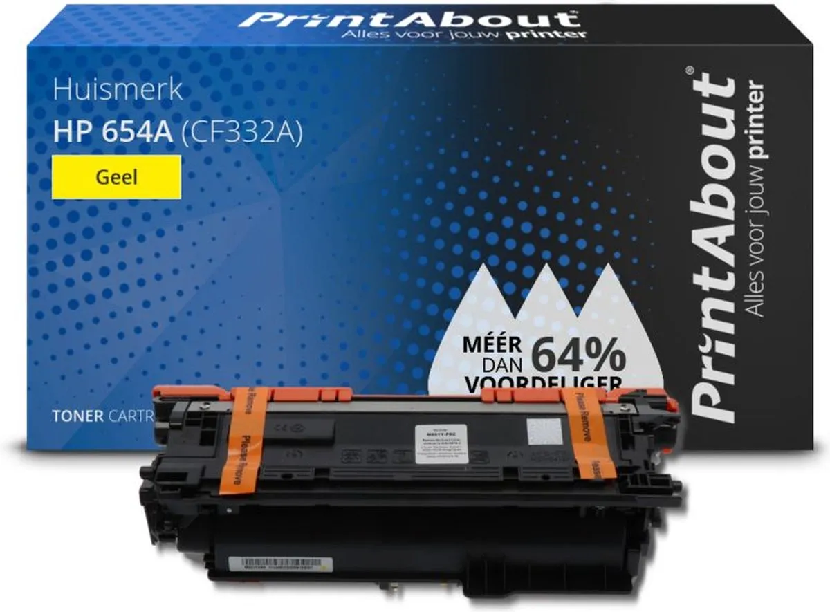 PrintAbout CF332A-PA Toner Geel - 16.500 pagina's