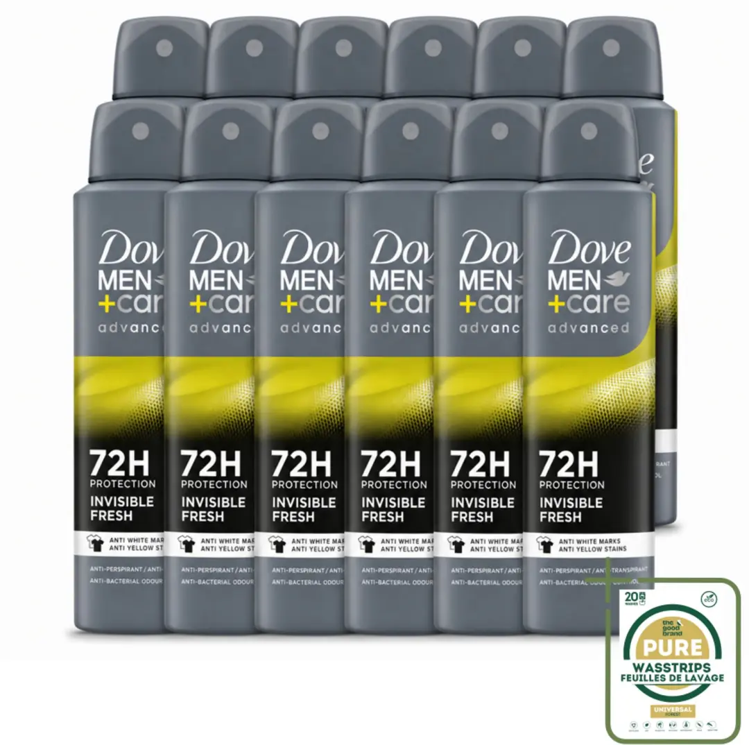 12 x Dove Men+Care Deodorant Spray
