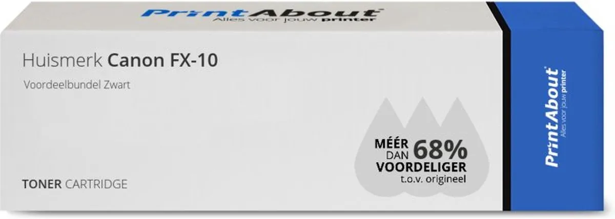 PrintAbout FX-10-PA2 Toner Zwart