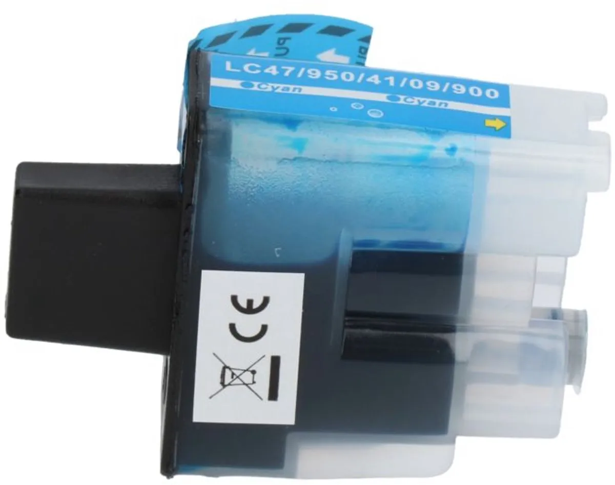 PrintAbout LC-900C Inktcartridge - Cyaan - 14ml - o.a. Brother