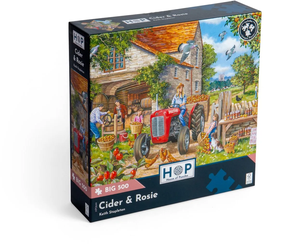 House Of Puzzles Cider en Rosie Puzzel 500 Stuks - Multicolor