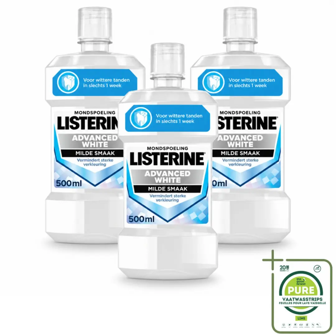 3 x Listerine