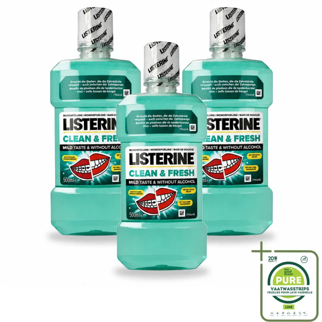3 x Listerine