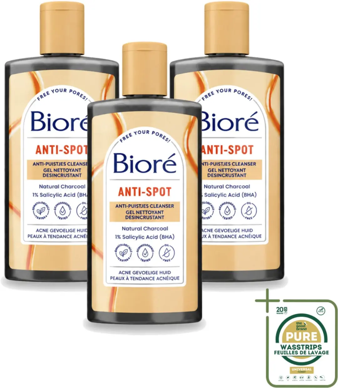 3 x Bioré