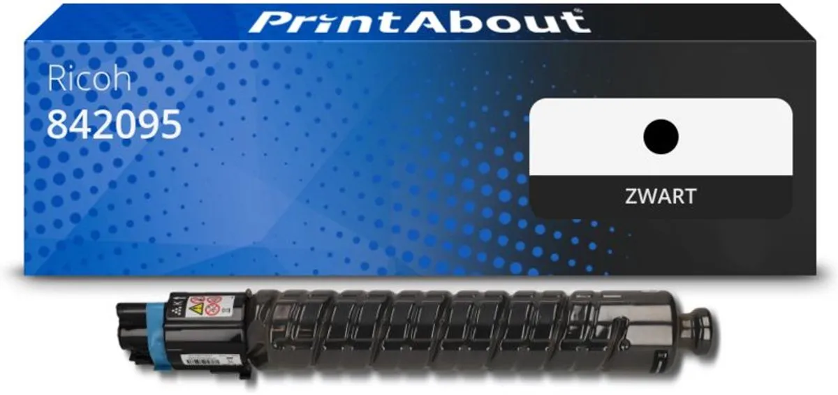 PrintAbout Toner 842095 Zwart - 19.000 pagina's - o.a. Ricoh MP C406