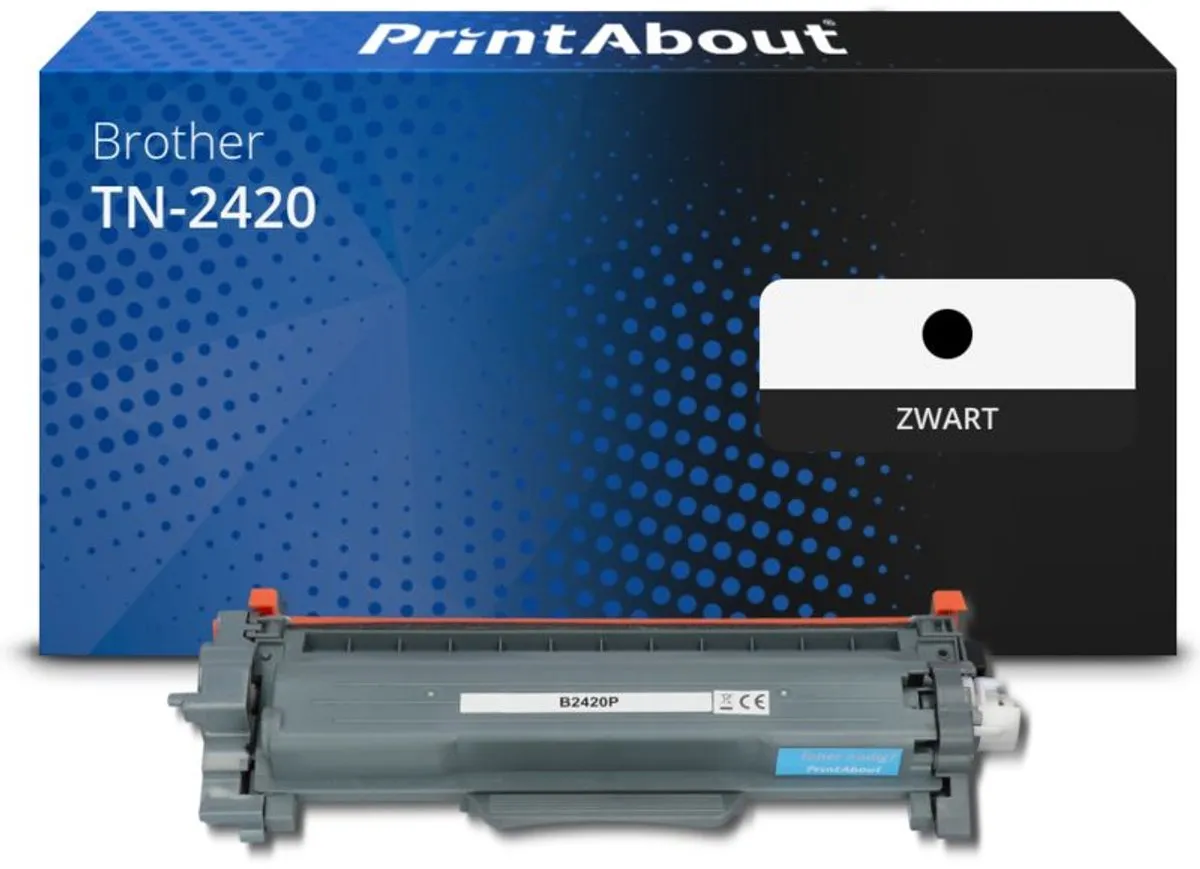 PrintAbout Brother TN-2420-PA Toner - Zwart - 3.300 pagina's