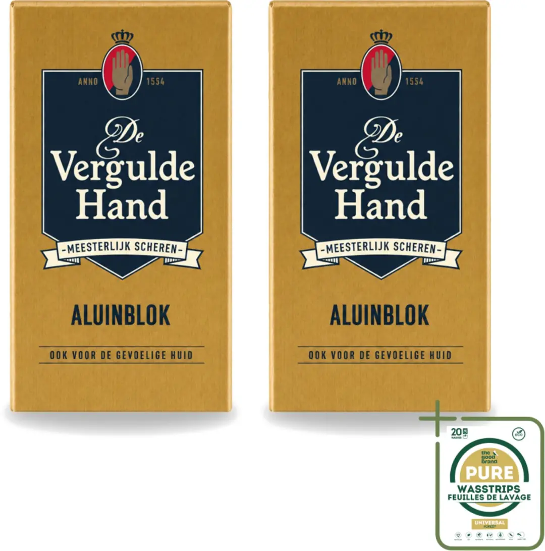 2 x Vergulde Hand