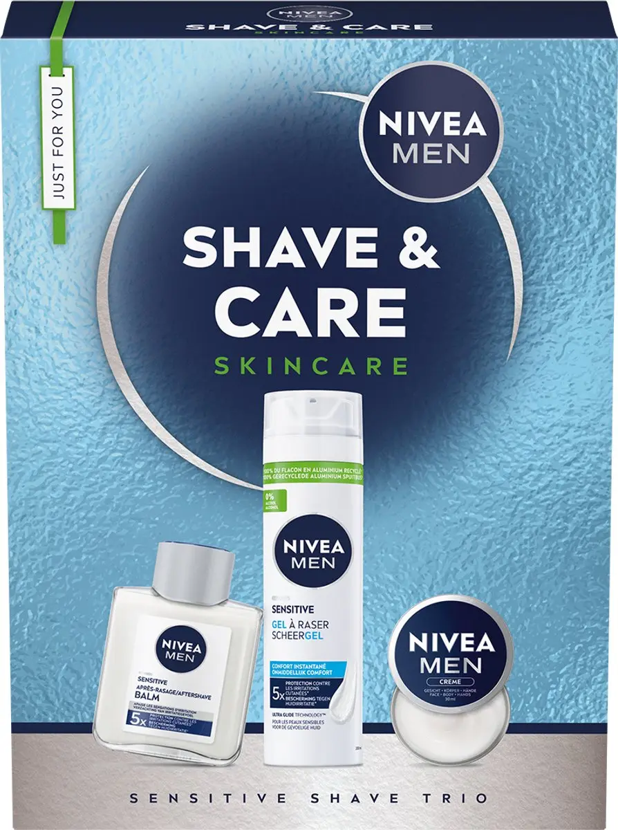 NIVEA MEN Shave & Care geschenkset voor mannen