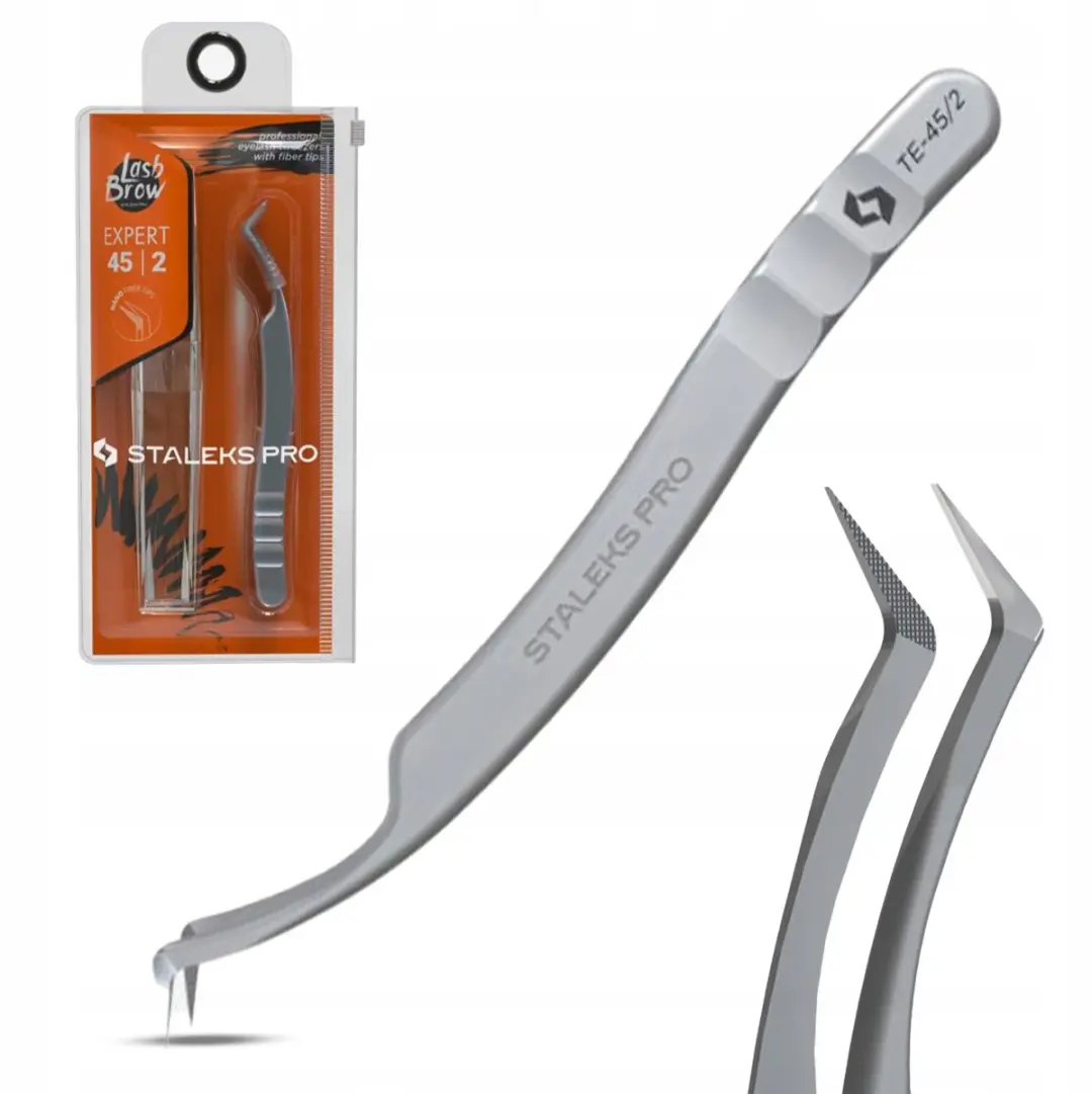 Staleks Expert TE-45/12 Pincet voor Wimperextensions
