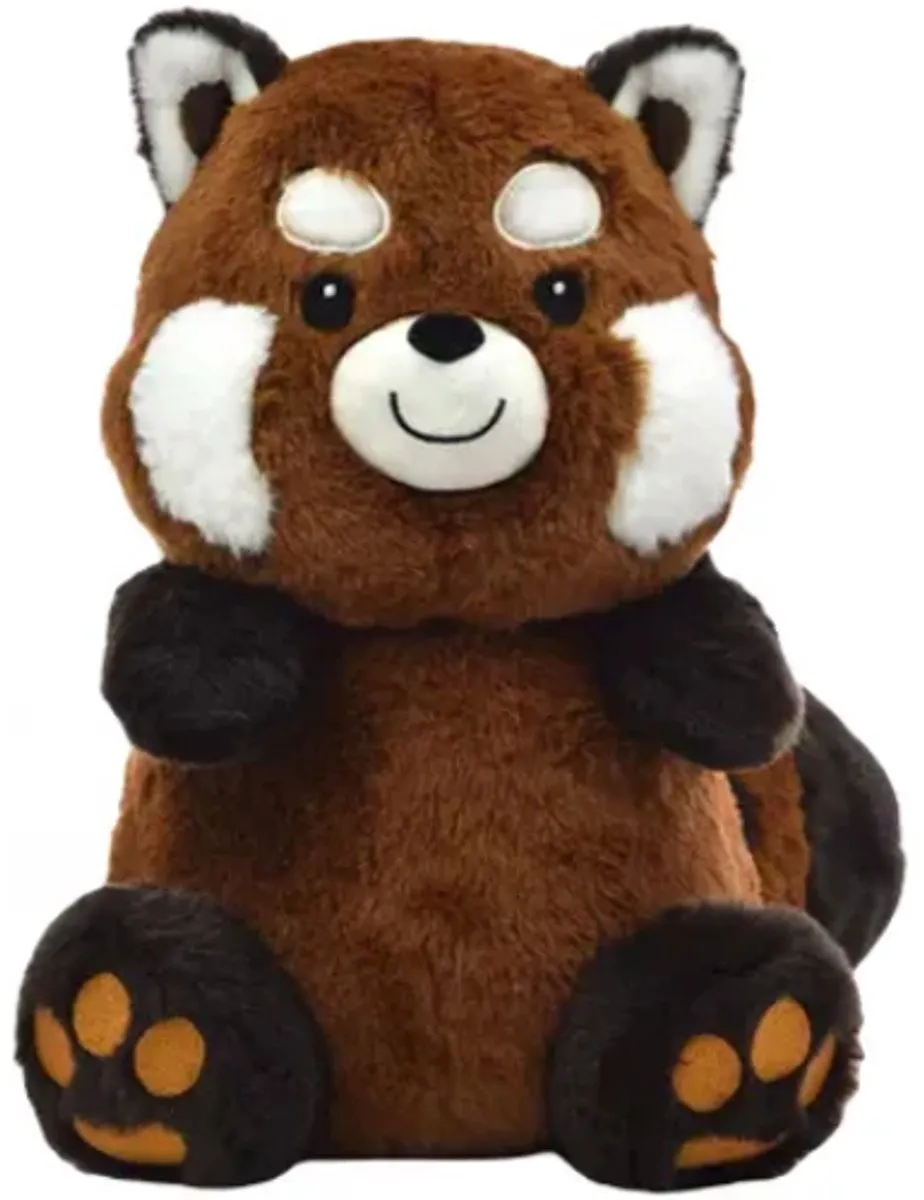 Topknuffels Rode Panda Kawaii Pluche Knuffel 22cm - Bruin