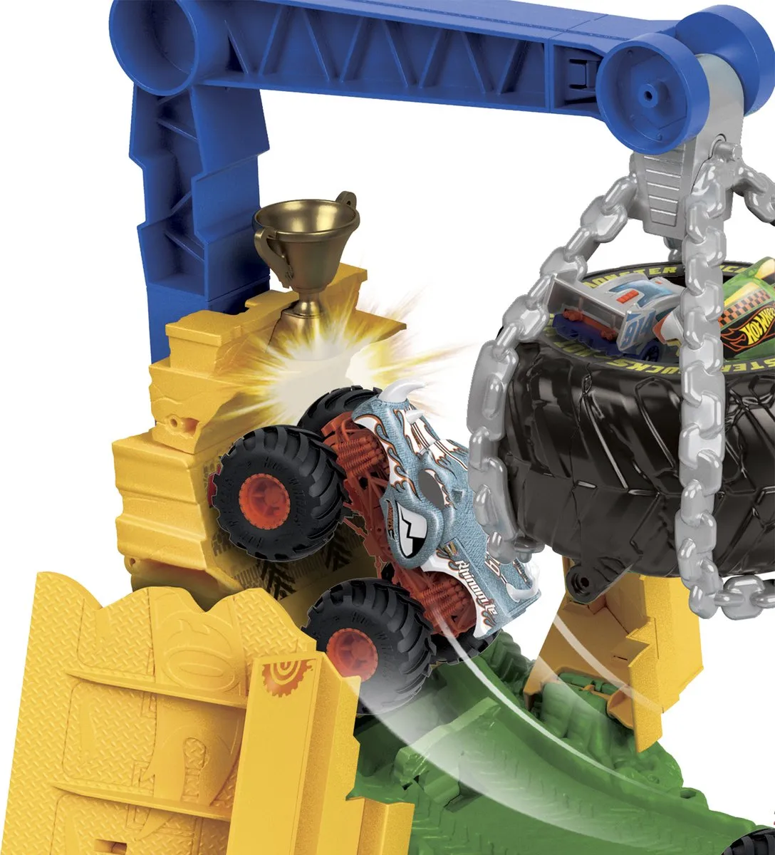 Hot Wheels Arena Smashers Rhinomite Race - HTP18