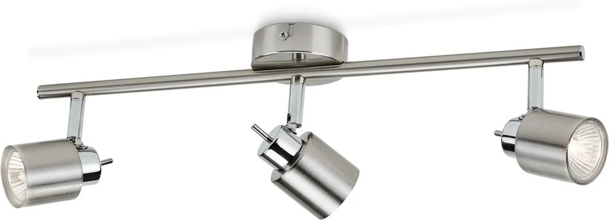 Philips Meranti Opbouwspot 3-lichts - Zilver