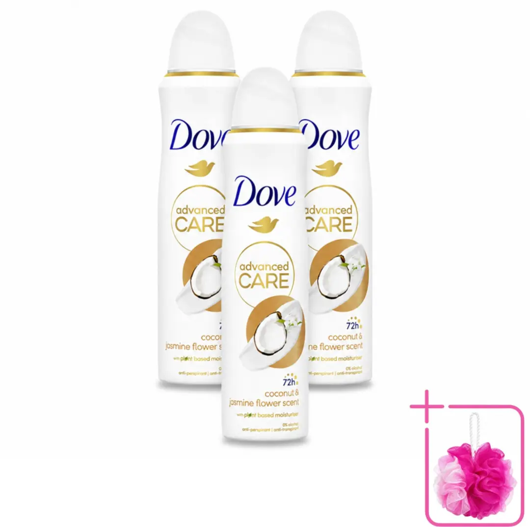 3 x Dove Deodorant Spray