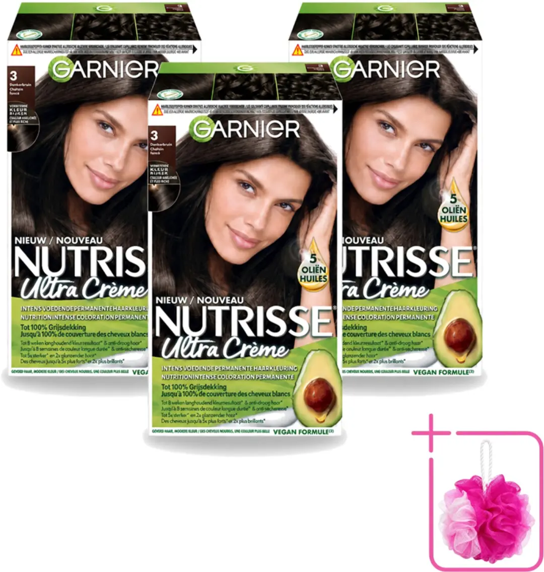 3 x Garnier