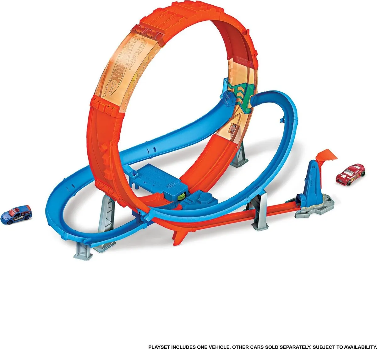 Hot Wheels Wervelende Looping GTV14 - Meerkleurig