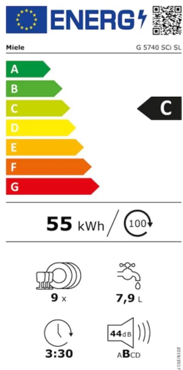 Miele G 5740 SCi Inbouw Vaatwasser - 9 Couverts - Wit - afbeelding 2 van 6