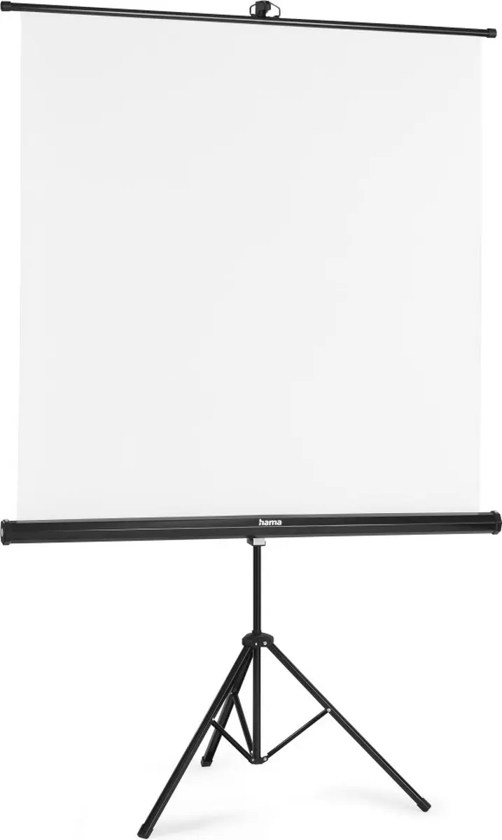 Hama Scherm 125x125cm Wit - 2in1 Set met Statief - afbeelding 2 van 6