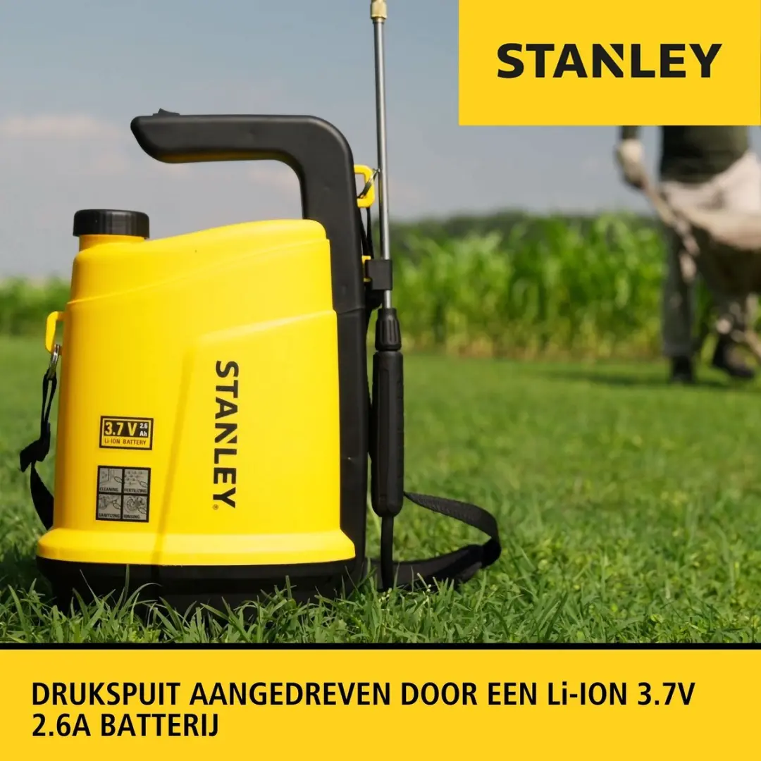 Stanley Druksproeier 5L - Heroplaadbaar Geel/Zwart - afbeelding 2 van 6