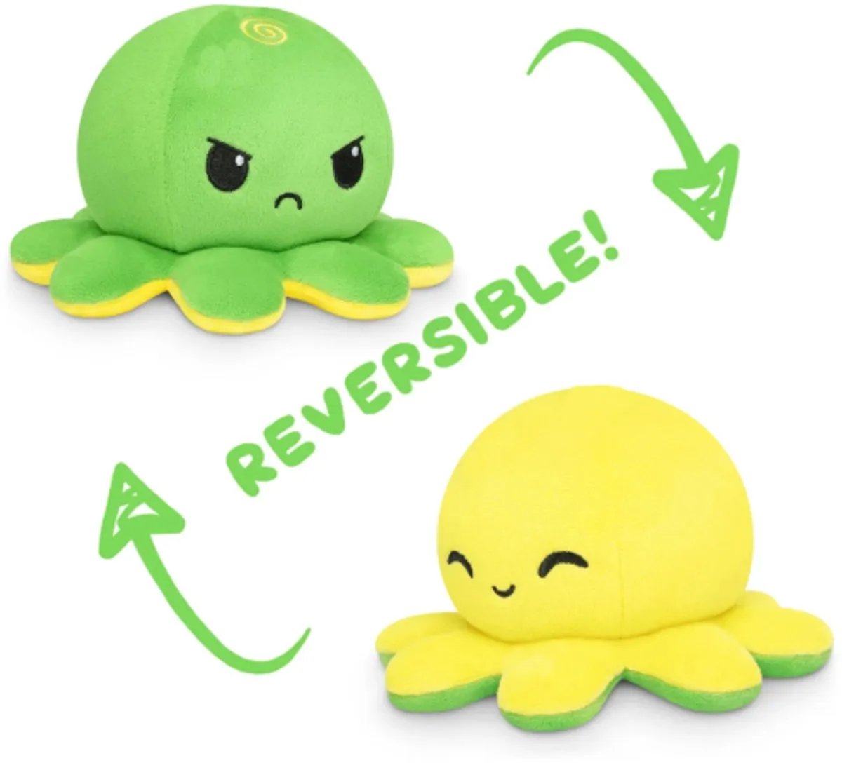 Topknuffels Octopus Mood Pluche Knuffel 15cm
